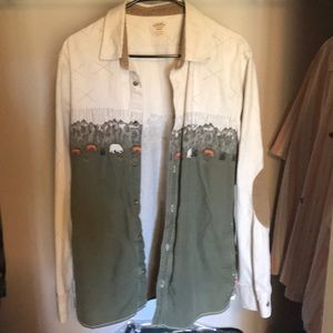 Vans button up shirt